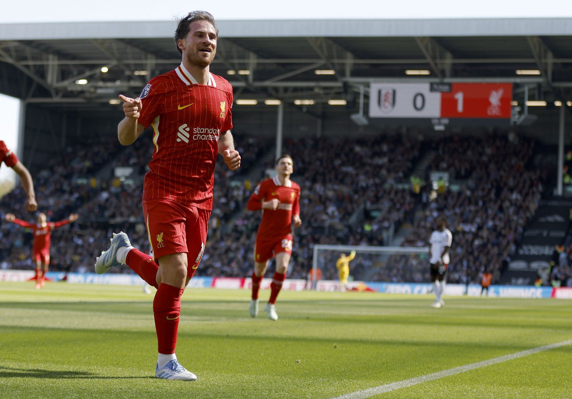 Mac Allister scored a superb long-range effort to give Liverpool the lead.